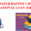 Edgewater Baptist Church Educational Loan